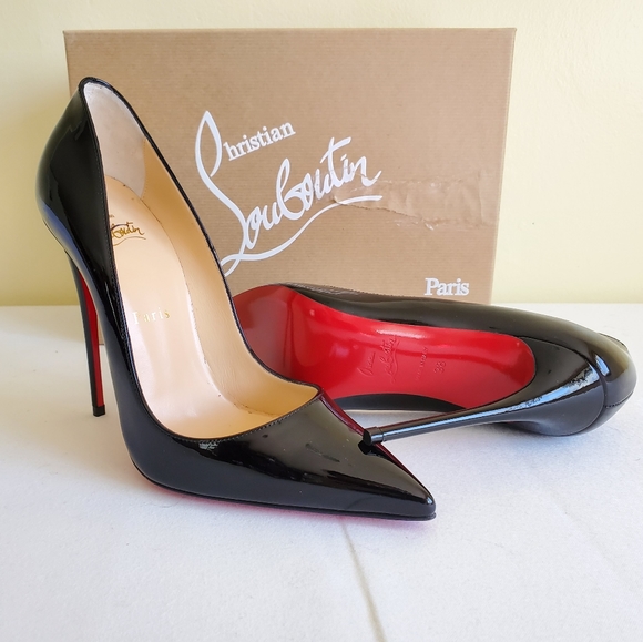 Christian Louboutin Shoes - NWT$800 Christian Louboutin So Kate 120 Black Patent Leather Pumps Heels